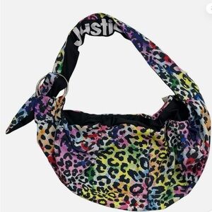 Justice Vibrant Leopard Print Pet Carrier